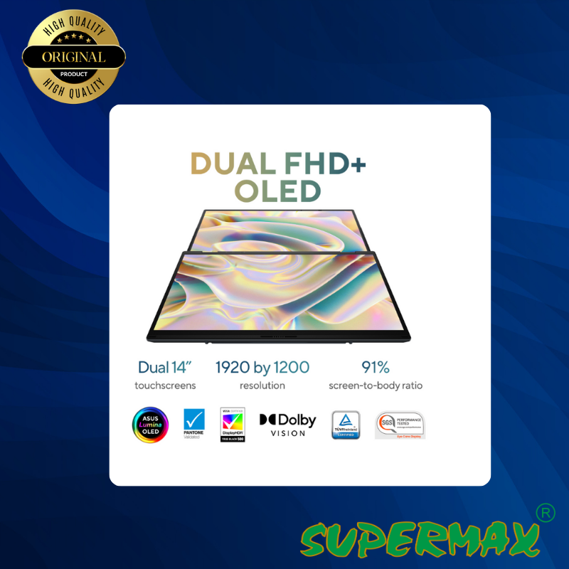 ASUS Zenbook Duo OLED Intel Core Ultra 5 125H UX8406MA-QL551WS