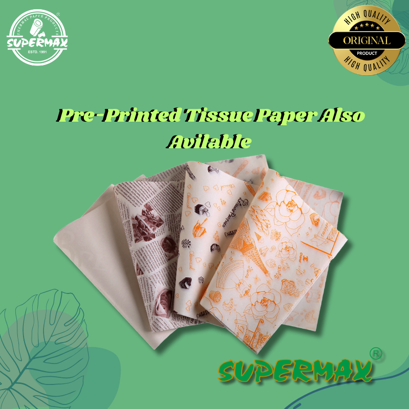 SUPERMAX 2 Ply Tissue Paper Napkins, Pack of 10,50 Pulls Per Pack, 500 Sheets:" Buy Toilet Tissue Paper in Bulk | Tissue Paper Wholesalers in Kolkata & Near You"