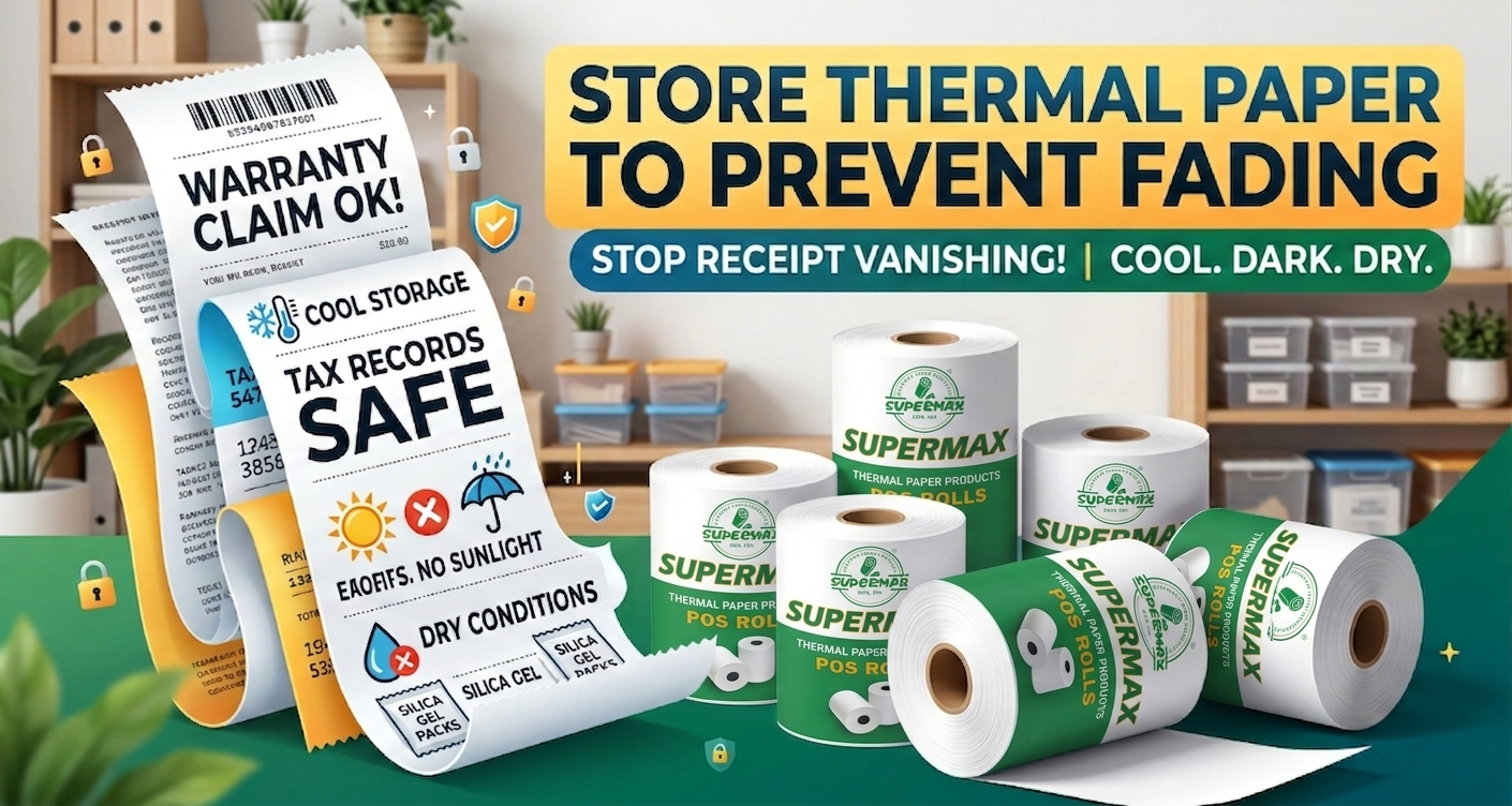 How to Store Thermal Paper Rolls to Prevent Fading