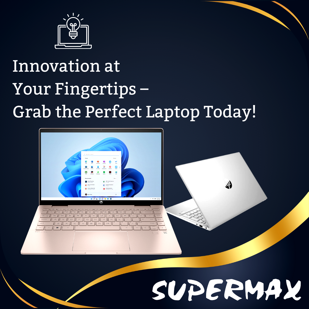 Explore Dell Laptops and premium quality branded laptops at Supermax Store: your one stop solution for Performance and Reliability