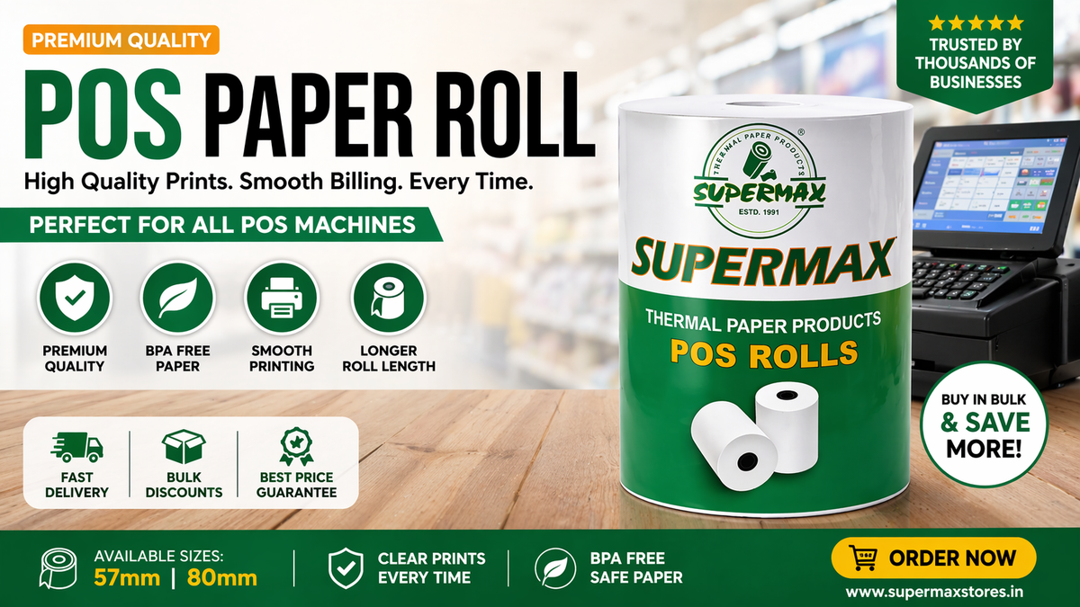 POS Paper Roll – Best Quality Billing Rolls for POS Machines (Complete ...