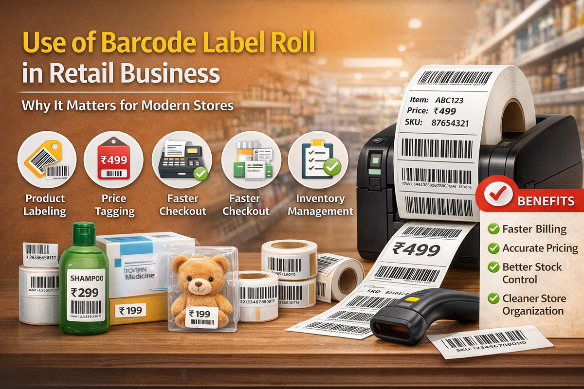 Store Bar Code Use of Barcode Label Roll in Retail Business: Why It Matters for Moder ...