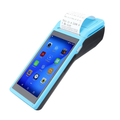 Ciglow Android POS Terminal Receipt Printer with 5.5in IPS Display (58mm Handheld Barcode Scanner Printer / Support 8GB ROM, WiFi, Bluetooth 3.0/4.0 / Blue / 110-240V)