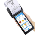 Shreyans Handheld POS Machine with Android 13 & Built-in Thermal Receipt Printer (Includes 1-Year Premium FOODCHOW POS Billing Software & 14 Days Free Trial / 4G, WiFi, Bluetooth Wireless Connection / Portable Smart Billing Device)