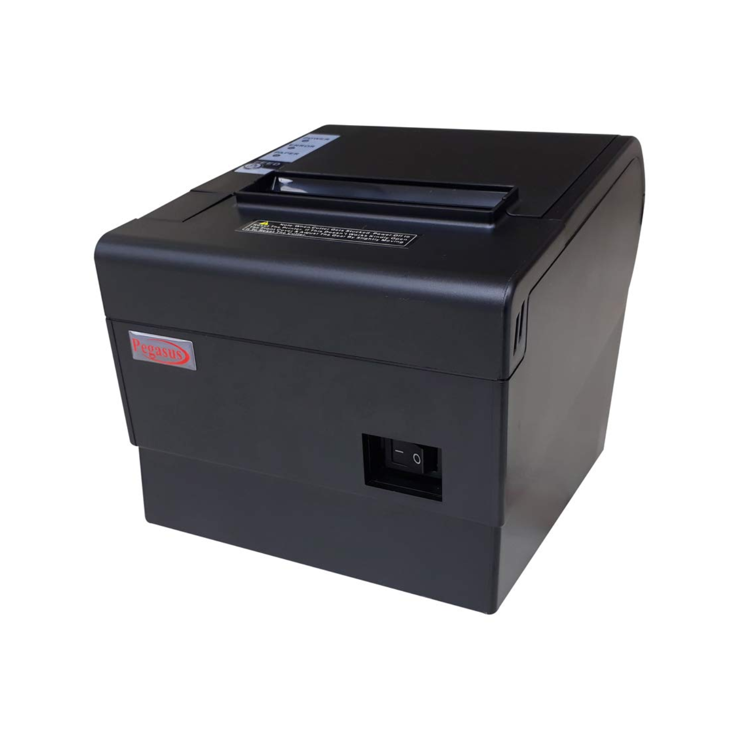 Pegasus PR8020 80mm Thermal Receipt Printer (USB & LAN Ethernet Ports / POS Bill Printer with Auto Cutter / ESC/POS Compatible / Supports 58mm & 80mm Paper Widths / QR & Barcode Printing for Retail, Restaurant & Billing / Black)