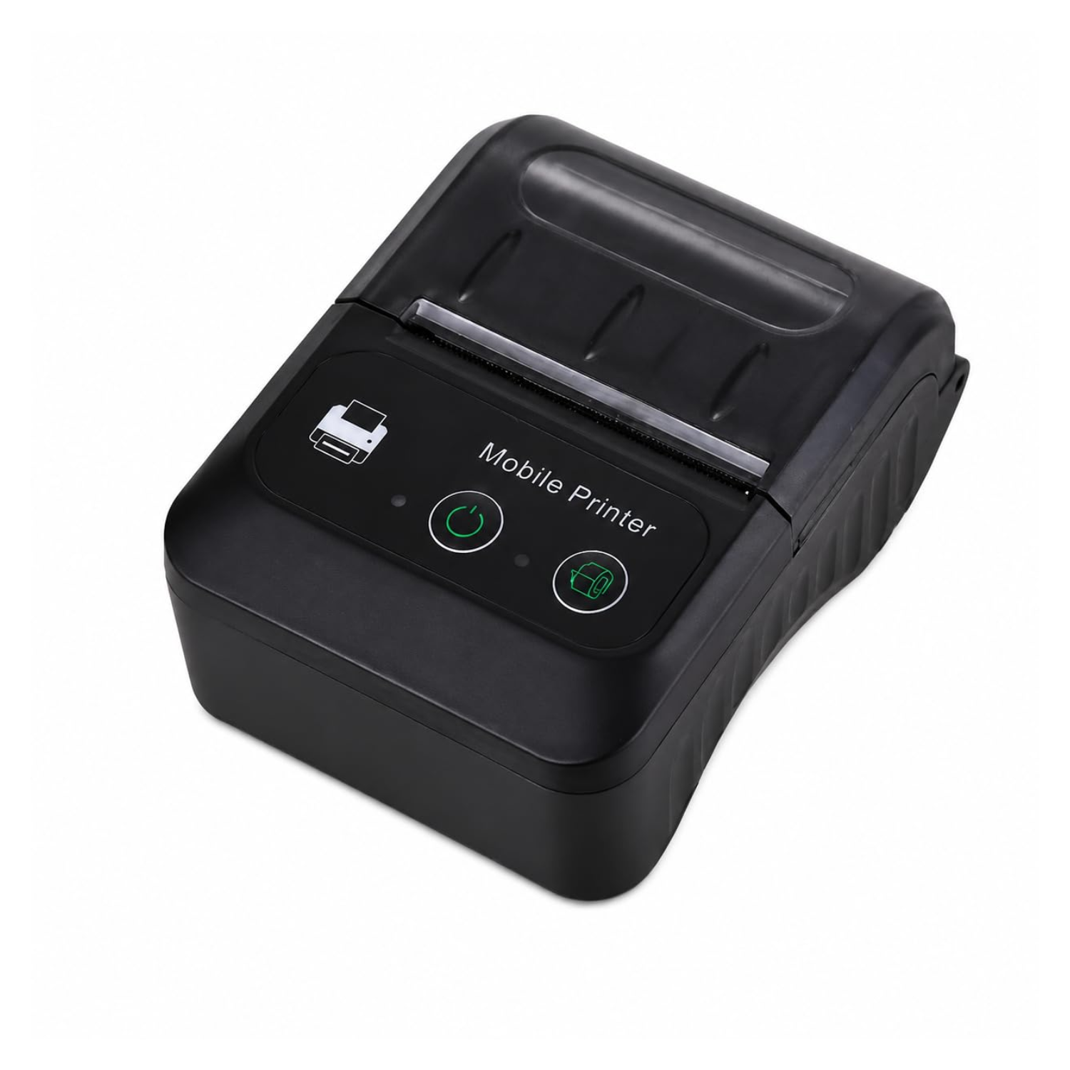 Buvvas P58-BT 58mm Portable Thermal Receipt Printer with Bluetooth & USB Connectivity (Rechargeable Battery / Wireless POS Billing Printer for Retail / Inkless Printing / 1 Year Warranty / Black)