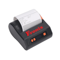 Fronix 3-Inch Portable Thermal Receipt & Label Printer with Bluetooth (Compatible with iOS, Android & Windows / Top OLED Display / Inkless POS Printer / Includes Wire, Adapter & Paper Roll / Black & Orange)