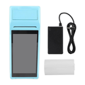 Android POS Terminal Receipt Printer with 5.5in IPS Display (58mm Handheld Barcode Scanner Printer / Support 3G, Bluetooth 3.0/4.0 / Quad Core 1+4G / Blue / Ciglow)