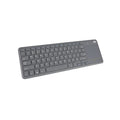 TVS Electronics Champ Smart Wireless Keyboard with Multi-Touch Trackpad | 2.4GHz USB Connectivity | 10m Range | Ergonomic Design for Smart TV, Laptop, HTPC & Android Box (Black)