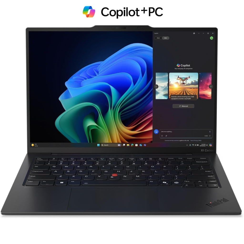 Lenovo ThinkPad X1 Carbon Gen 13 Aura Edition 14.0" 2.8K OLED 120Hz Laptop - Intel Core Ultra 7 258V, 32GB RAM, 1TB PCIe Gen 5 SSD, Wi-Fi 7, FHD RGB/IR Camera, Win 11 Pro