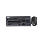 TVS Electronics Platina Wireless Mechanical Keyboard & Mouse Combo | 50 Million Keystrokes | 2.4GHz Wireless (10m Range) | Dustproof Mechanical Switches | Adjustable 1600 DPI Mouse | For Windows, Mac & Linux (Black)