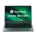 Primebook 2 Pro (2026) 14.1" FHD IPS Laptop - MediaTek Helio G99, 8GB RAM, 128GB UFS Storage, Android 15 (PrimeOS 3.0), Backlit Keyboard, in-Built AI (Gray)