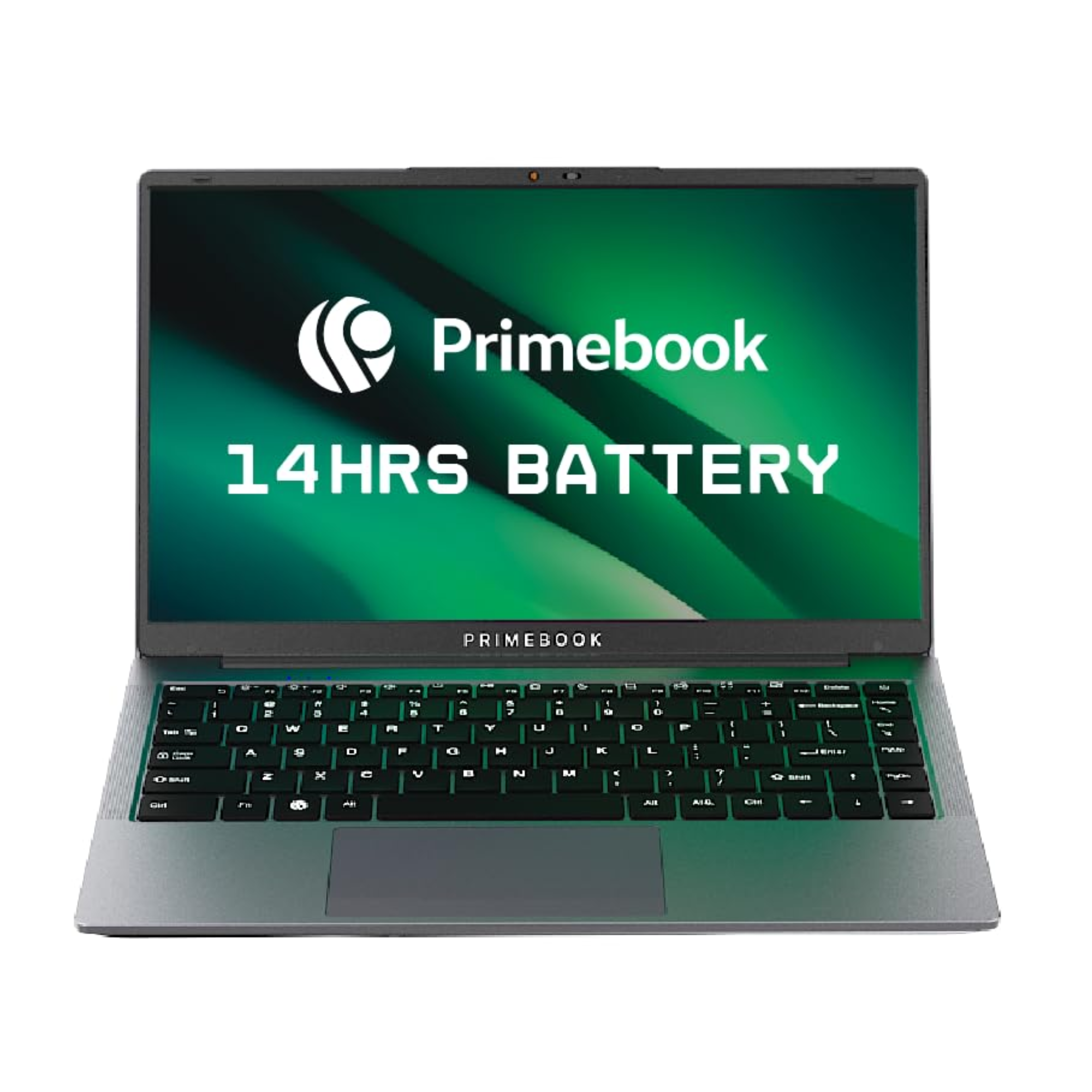 Primebook 2 Pro (2026) 14.1" FHD IPS Laptop - MediaTek Helio G99, 8GB RAM, 128GB UFS Storage, Android 15 (PrimeOS 3.0), Backlit Keyboard, in-Built AI (Gray)