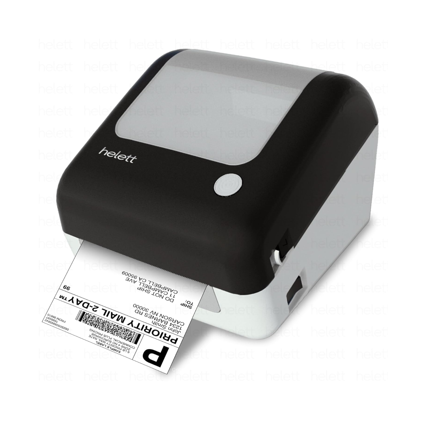 Helett H30CPro Wireless Thermal Label Printer (Bluetooth + USB) - Inbuilt Paper Holder, 4x6 Shipping & Barcode Labels, 203 DPI, 152mm/s Speed, Windows & Mac Compatible