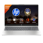 HP 15 (2026) 15.6" FHD Thin & Light Business Laptop - AMD Ryzen 7 Octa Core 7735U, AMD Radeon 680M Graphics, 16GB DDR5 RAM, 512GB SSD, Backlit Keyboard, Fingerprint Reader, Windows 11 Home, MS Office (Silver, 1.50kg)