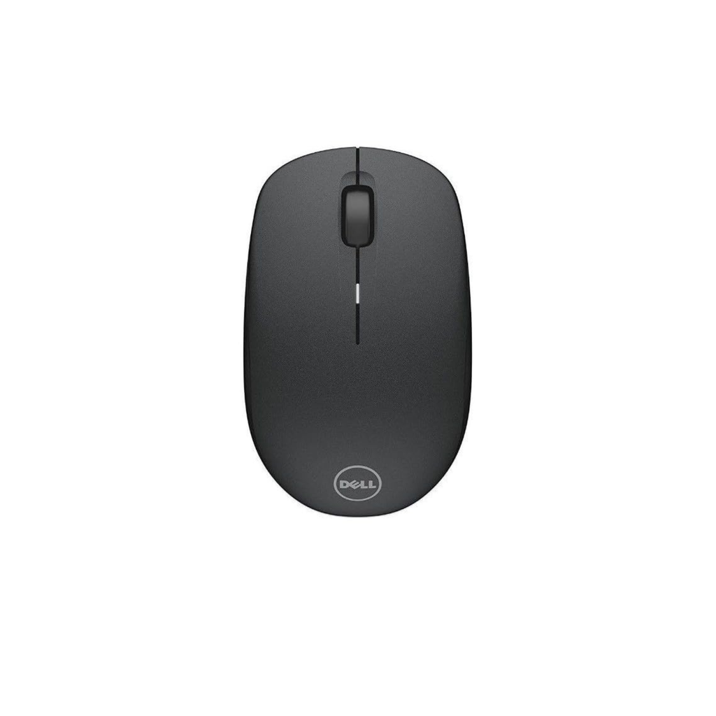Dell WM126 Wireless Optical Mouse - 1000 DPI, Up to 1-Year Battery Life, 2.4GHz Wireless, Ergonomic Design, USB Receiver (Black)