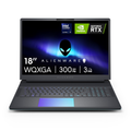 Alienware 18 Area-51 Flagship AI Gaming Laptop 18.0" WQXGA 300Hz 500Nits - AI Enabled Intel Core Ultra 9 275HX, NVIDIA GeForce RTX 5080 16GB GDDR7, 32GB DDR5, 2TB SSD, Win 11, MSO 2024 (Liquid Teal, 4.34kg)