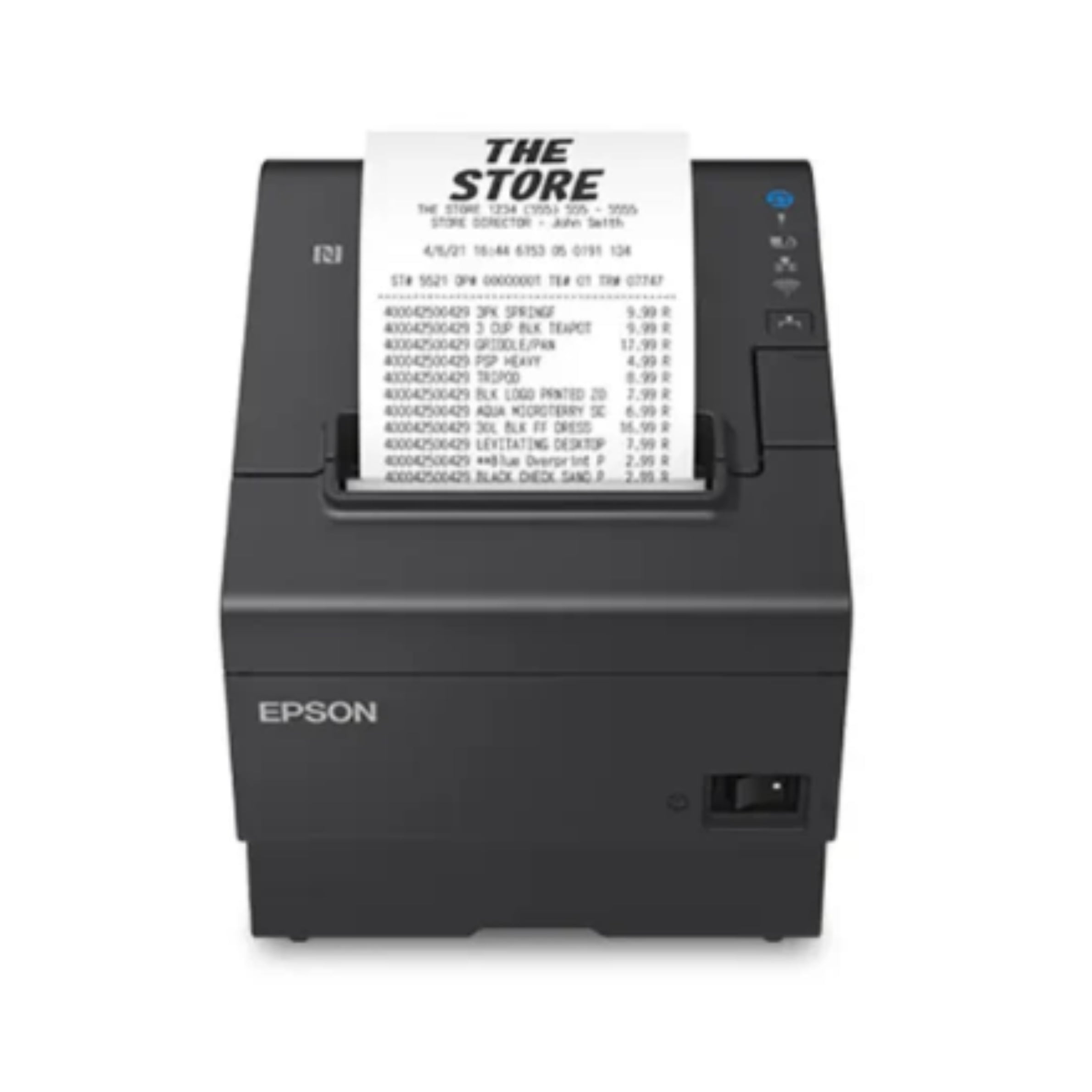 Epson TM-T88VII (722) Thermal POS Receipt Printer Supports USB, Parallel, LAN