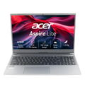 Acer Aspire Lite 15.6" FHD IPS Laptop - AMD Ryzen 5-5625U, 8GB RAM, 512GB SSD, Windows 11 Home, Premium Metal Body, 180° Hinge (Steel Gray, 1.59kg, AL15-41)