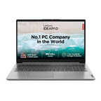 Lenovo IdeaPad Slim 1 15.6" HD Thin and Light Laptop - AMD Ryzen 5 5500U, Integrated AMD Radeon Graphics, 8GB RAM, 512GB SSD, Dolby Audio, Windows 11 Home, MS Office 2024 (Grey, 1.6kg, 82R4011MIN)