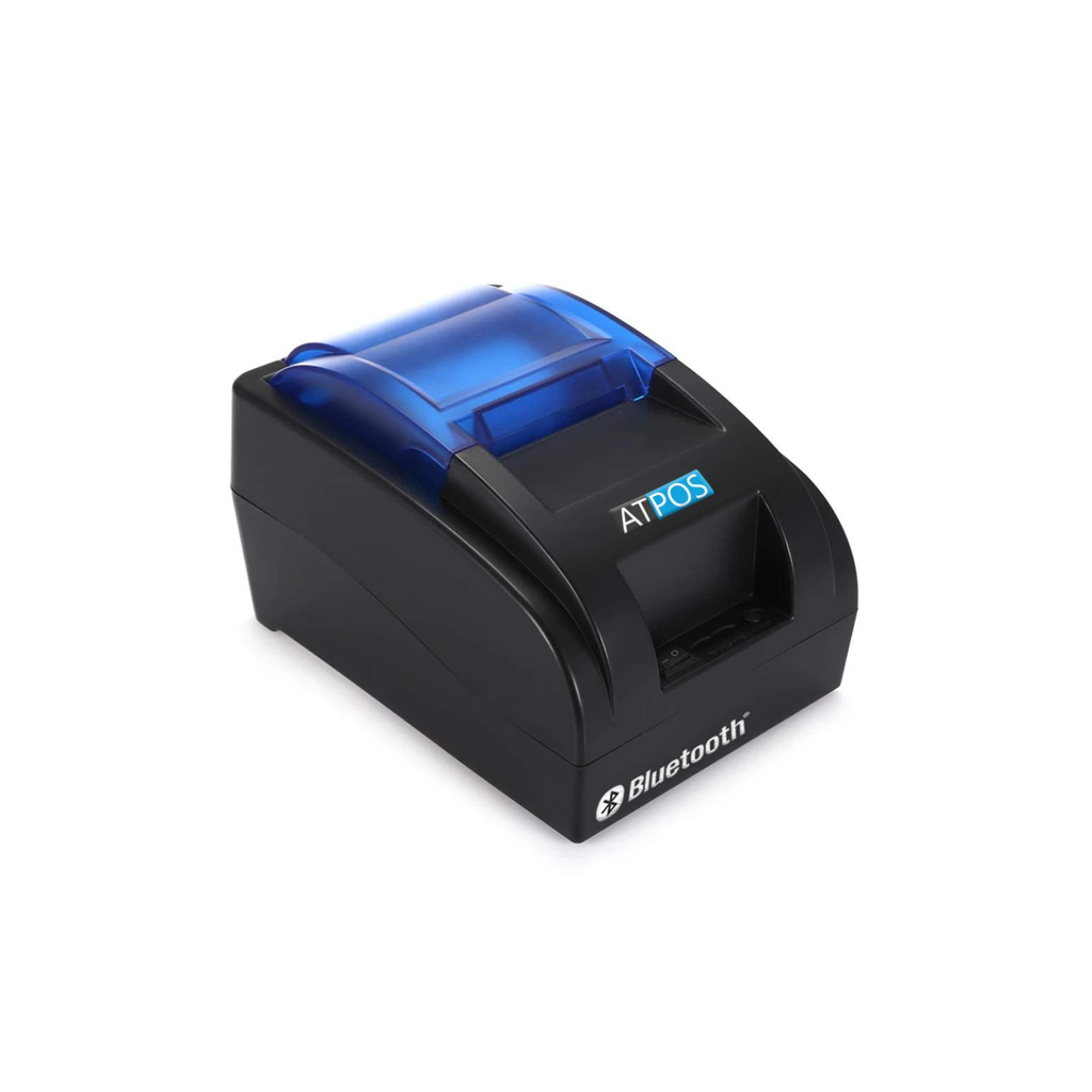 ATPOS H-58BT 58mm (2 Inch) USB Bluetooth Thermal Receipt Printer - Compatible with ESC/POS Print Billing Invoice, Mobile Printing (No Battery Backup)