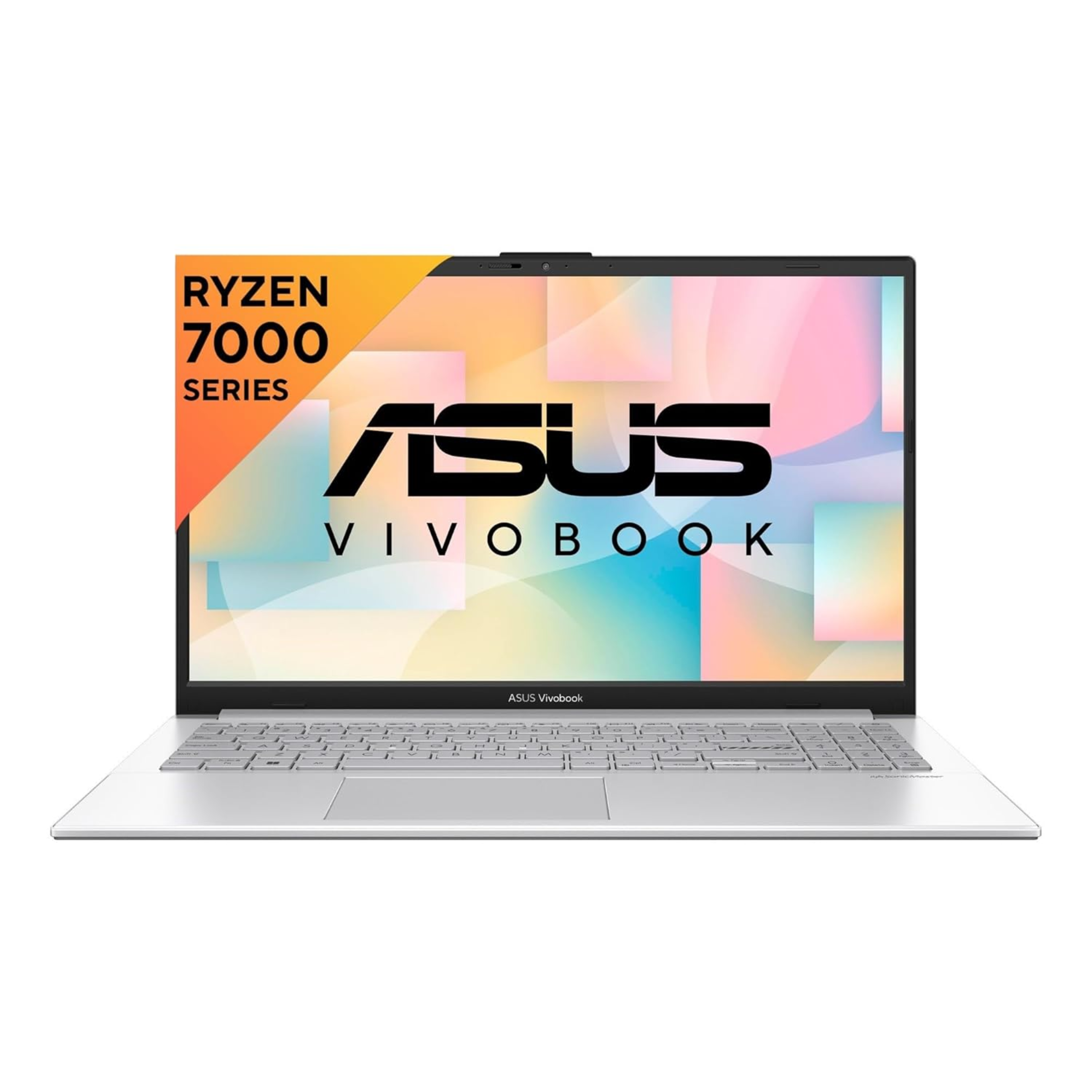 ASUS Vivobook Go 15 15.6" Full HD Thin & Light Laptop - AMD Ryzen 5 7520U, AMD Radeon Graphics, 8GB RAM, 512GB SSD, Windows 11 Home, Office Home 2024 & Microsoft 365 Basic (Cool Silver, 1.63kg, E1504FA-NJ132WS)