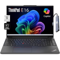 Lenovo ThinkPad E16 Business Laptop 16" FHD+ - AMD Ryzen 5 7530U (> i7-1165G7), 16GB RAM, 512GB SSD, Fingerprint, Backlit, 1080p Webcam, IST Hub, Wi-Fi 6, Ethernet, Win 11 Pro w/ AI Copilot (Black)