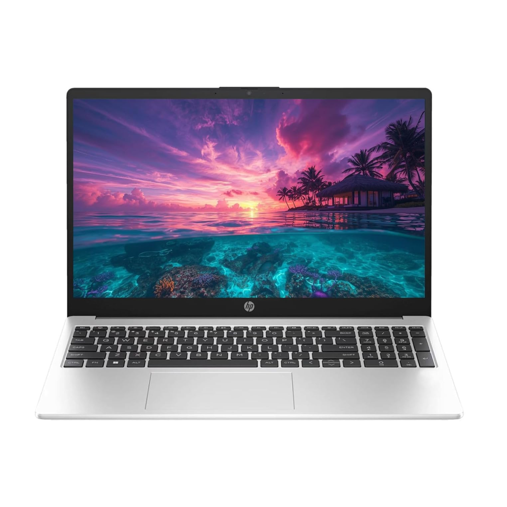 HP 15 (2026) 15.6" FHD Thin & Light Business Laptop - AMD Ryzen 5 Hexa Core 7535U, AMD Radeon 660M Graphics, 8GB DDR5 RAM, 512GB SSD, Dedicated Copilot Key, Windows 11 Home, MS Office (Turbo Silver, 1.50kg)
