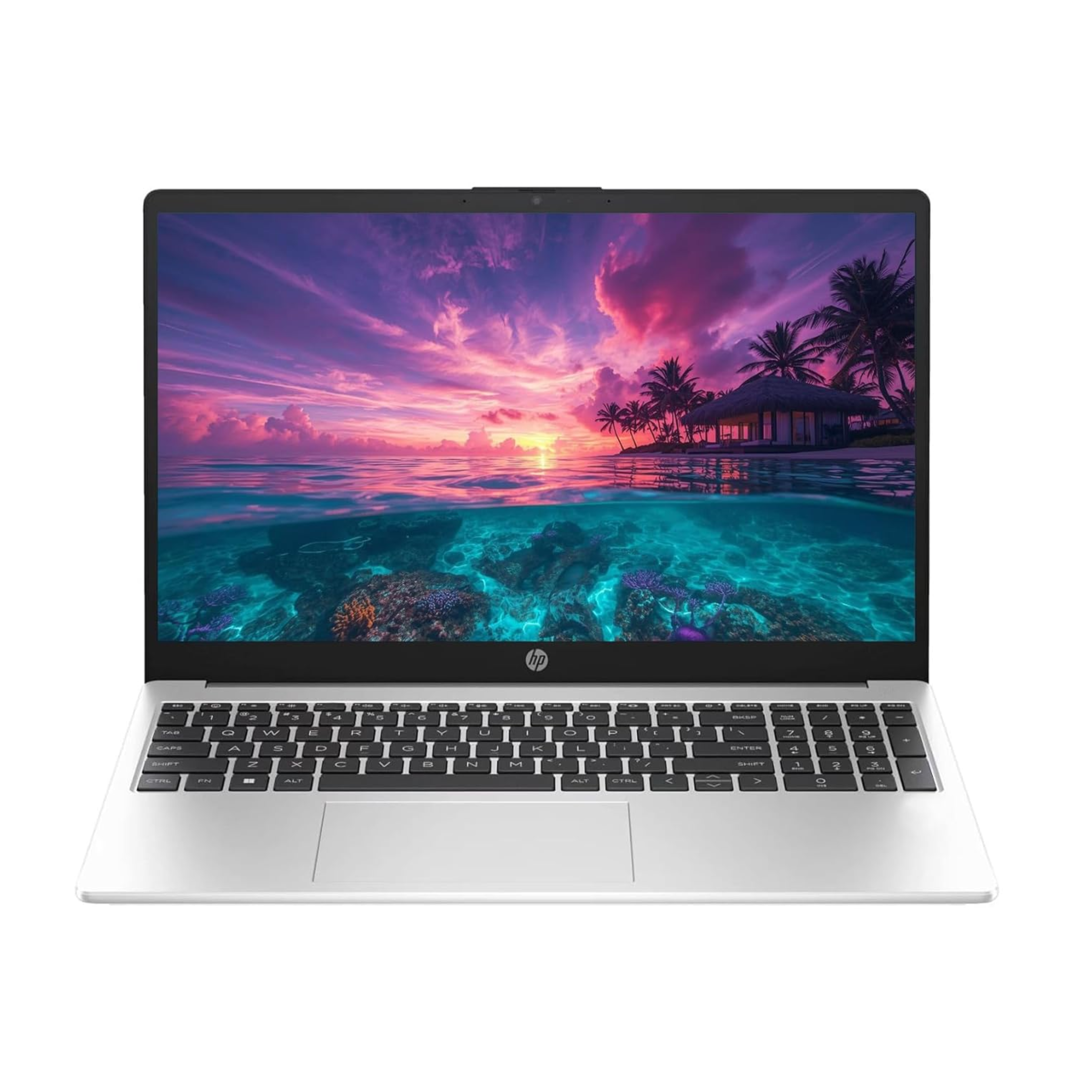 HP 15 (2026) 15.6" FHD Thin & Light Business Laptop - AMD Ryzen 5 Hexa Core 7535U, AMD Radeon 660M Graphics, 8GB DDR5 RAM, 512GB SSD, Dedicated Copilot Key, Windows 11 Home, MS Office (Turbo Silver, 1.50kg)