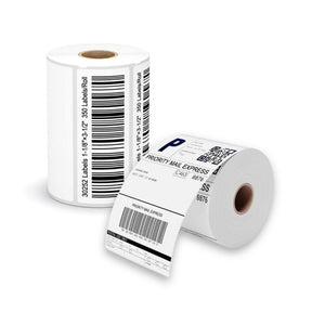 Barcode Label Sticker Roll | Avery Material | Small, Standard & Large Sizes | 400 & 1000 Labels Per Roll