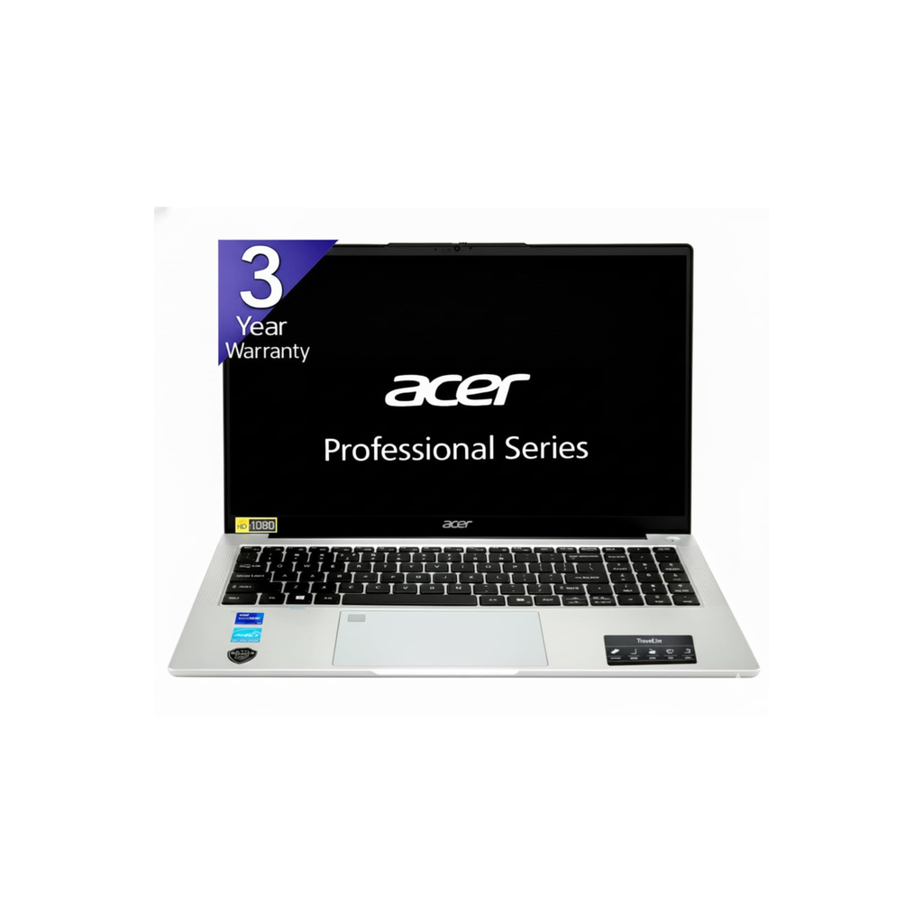 Acer Professional 15.6" FHD Business Laptop - 13th Gen Intel Core i7-1355U, 16GB RAM, 512GB SSD, Windows 11 Pro, MS Office 2021, Fingerprint Reader, Backlit Keyboard, 3 Year Warranty