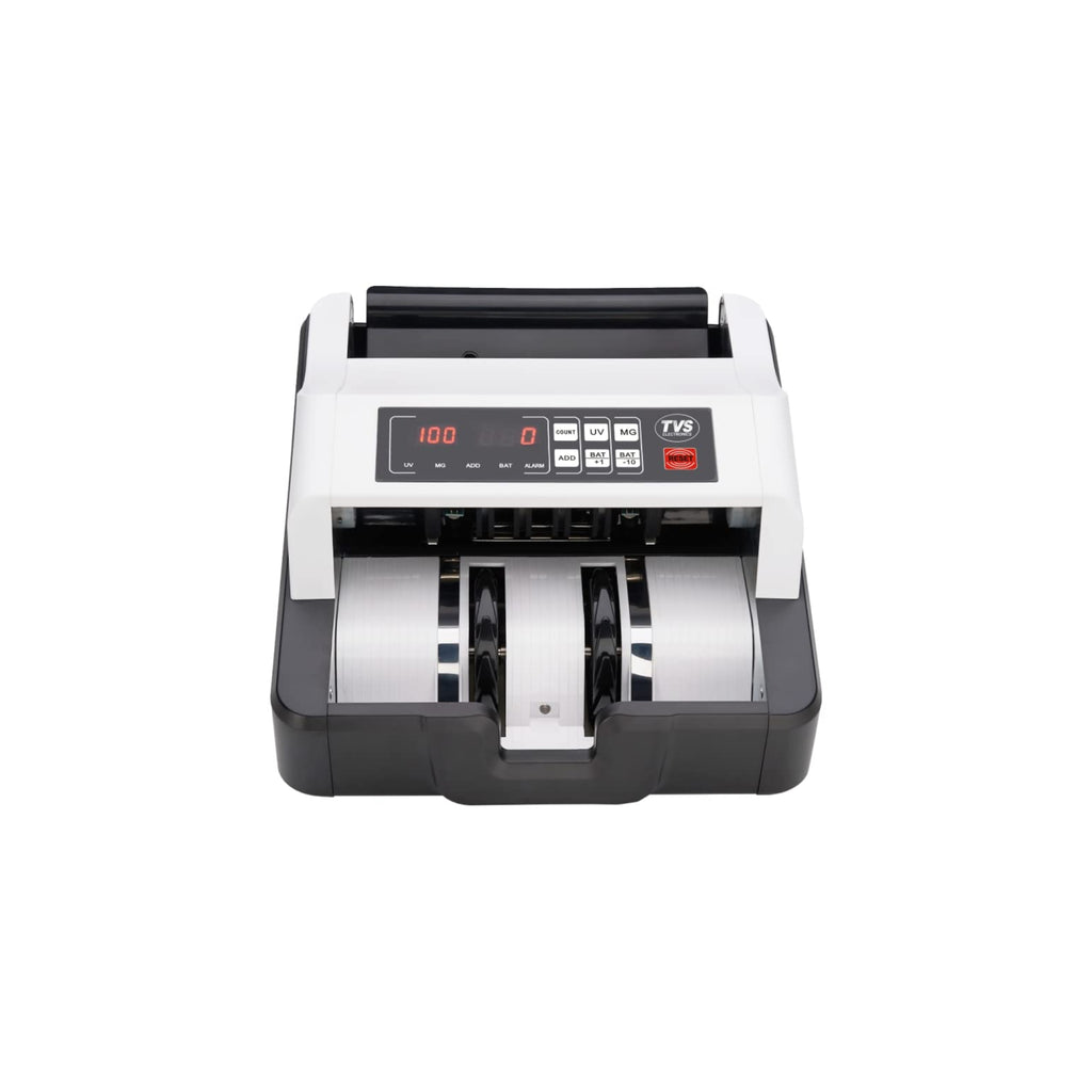 TVS Electronics CC-232 Classic Heavy-Duty Cash Counting Machine | 1200 Notes/Min High Speed | Advanced UV, MG & IR Fake Note Detection | Fully Automatic Money Counter for Indian Currency