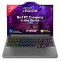 Lenovo Legion 5 16.0" WQXGA IPS 165Hz Gaming Laptop - 14th Gen Intel Core i7 14650HX, NVIDIA RTX 4070 8GB (TDP up to 170W), 16GB RAM, 1TB SSD, 100% sRGB, Win 11, Office 2021, Alexa (Grey, 2.3kg, 83DG009DIN)