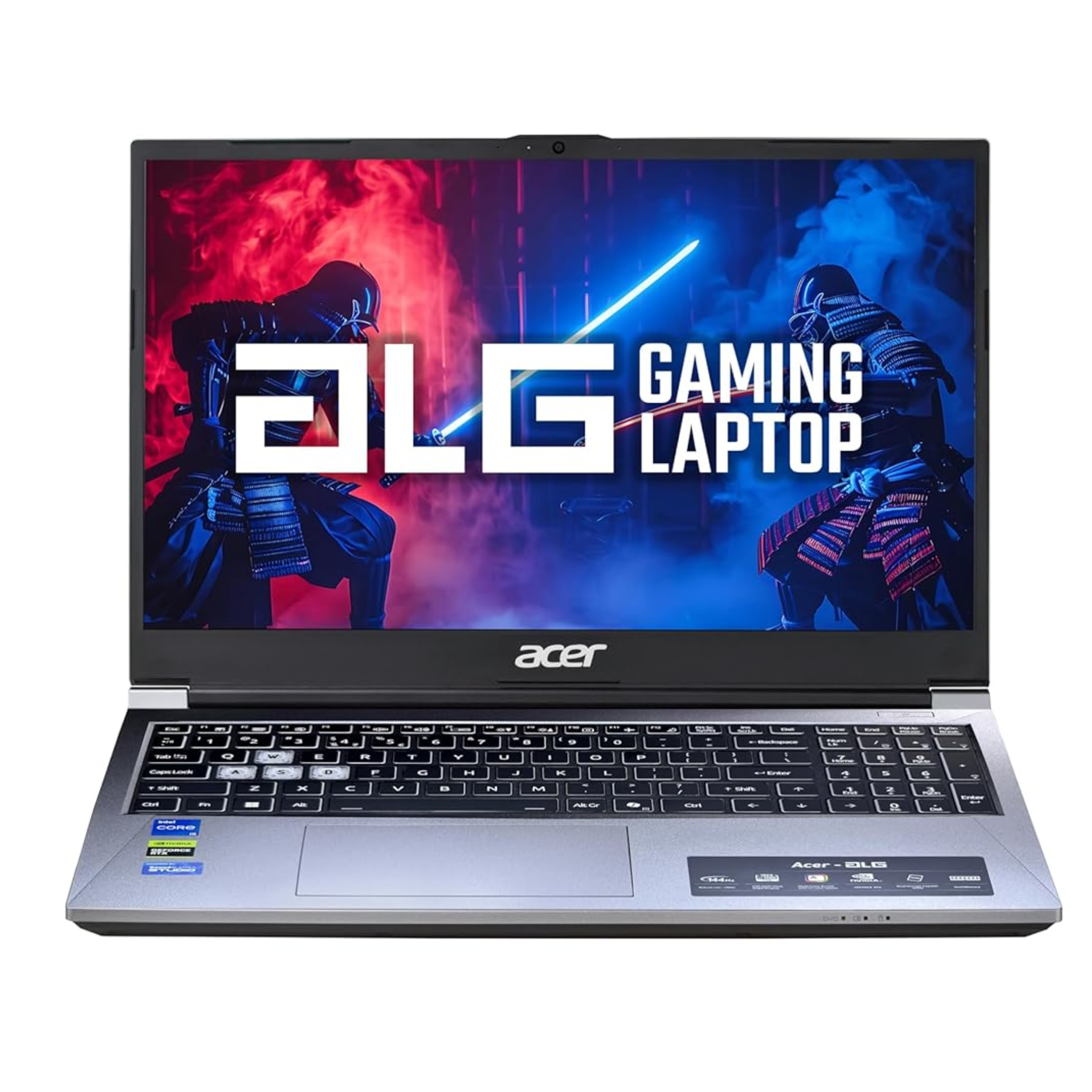 Acer ALG 15.6" FHD 144Hz Gaming Laptop - Intel Core i7-240H, NVIDIA GeForce RTX 3050 6GB GDDR6, 16GB RAM, 512GB SSD, Windows 11 Home (Steel Gray, 1.99kg, AL15G-53)