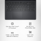 Dell Inspiron 3530 Laptop | Intel Core i3-1305U 13th Gen | 8GB DDR4 RAM | 512GB SSD | 15.6" FHD Display | Intel UHD Graphics | Windows 11 Home | Carbon Black