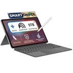 ASUS Chromebook CM32 Detachable (2026) 12.1" Touchscreen 2-in-1 - MediaTek Kompanio 540, 8GB RAM, 128GB SSD, Chrome OS, Stylus Included (Cloud Titanium, 0.64kg, CM3206DM4A-TR0119)