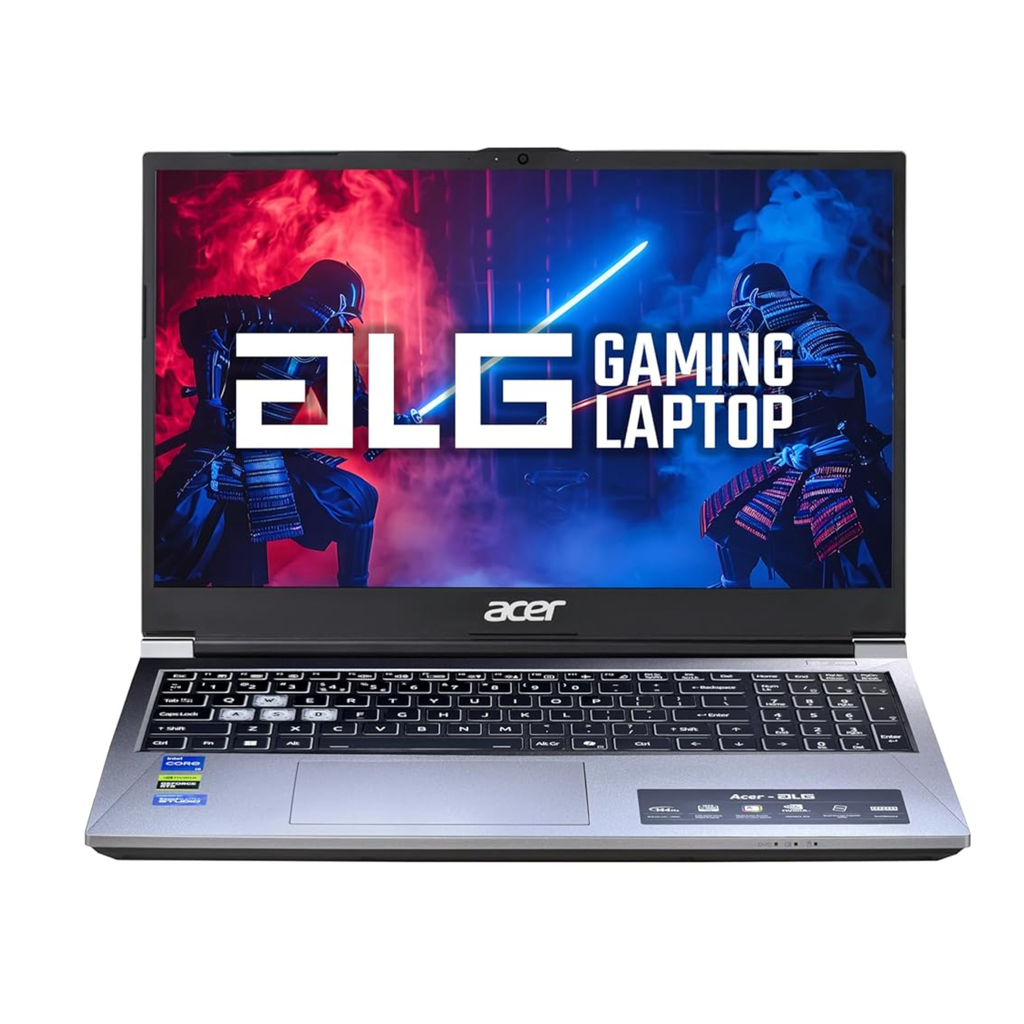 Acer ALG 15.6" FHD 144Hz Gaming Laptop - Intel Core i5 Processor, NVIDIA GeForce RTX 3050 (6GB), 16GB RAM, 512GB SSD, Windows 11 Home, MS Office 2024 (Steel Gray, AL15G-53)