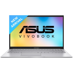 ASUS Vivobook 15 15.6" Full HD Thin & Light Laptop - Intel Core 5 120U (14th Gen), 16GB RAM, 512GB SSD, Backlit Keyboard, Windows 11 Home & Office 2021 (Cool Silver, 1.70kg, X1504VAP-BQ224WS)