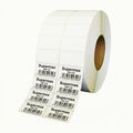 38x25mm Barcode Label Roll | 2000 Labels Per Roll | 2 Ups Chromo Paper Sticker | Self Adhesive POS, Retail & Shipping Labels