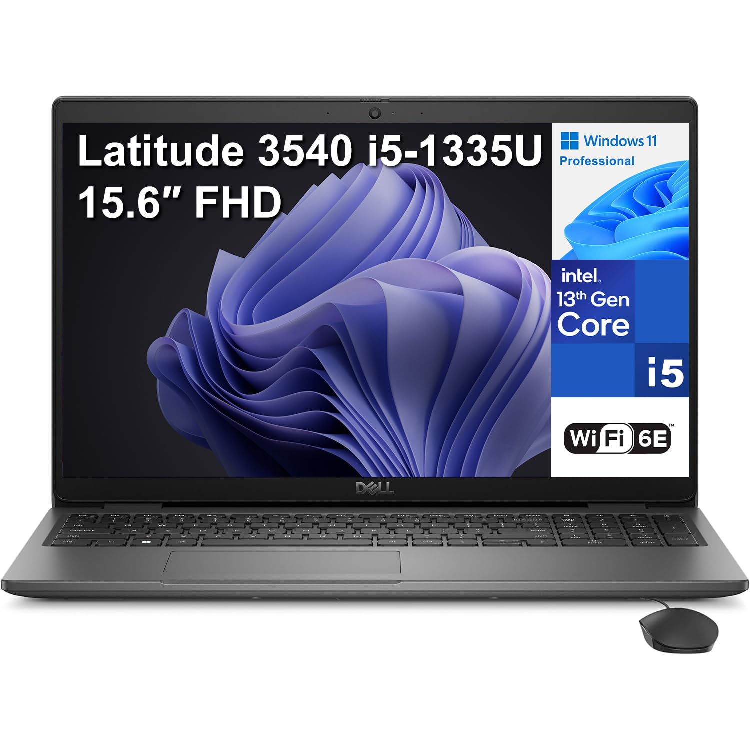 Dell Latitude 3540 Business Laptop | Intel Core i5 (13th Gen) | 16GB RAM | 512GB SSD | 15.6" Full HD Display | Intel UHD Graphics | Windows 11 Pro | Wi-Fi 6