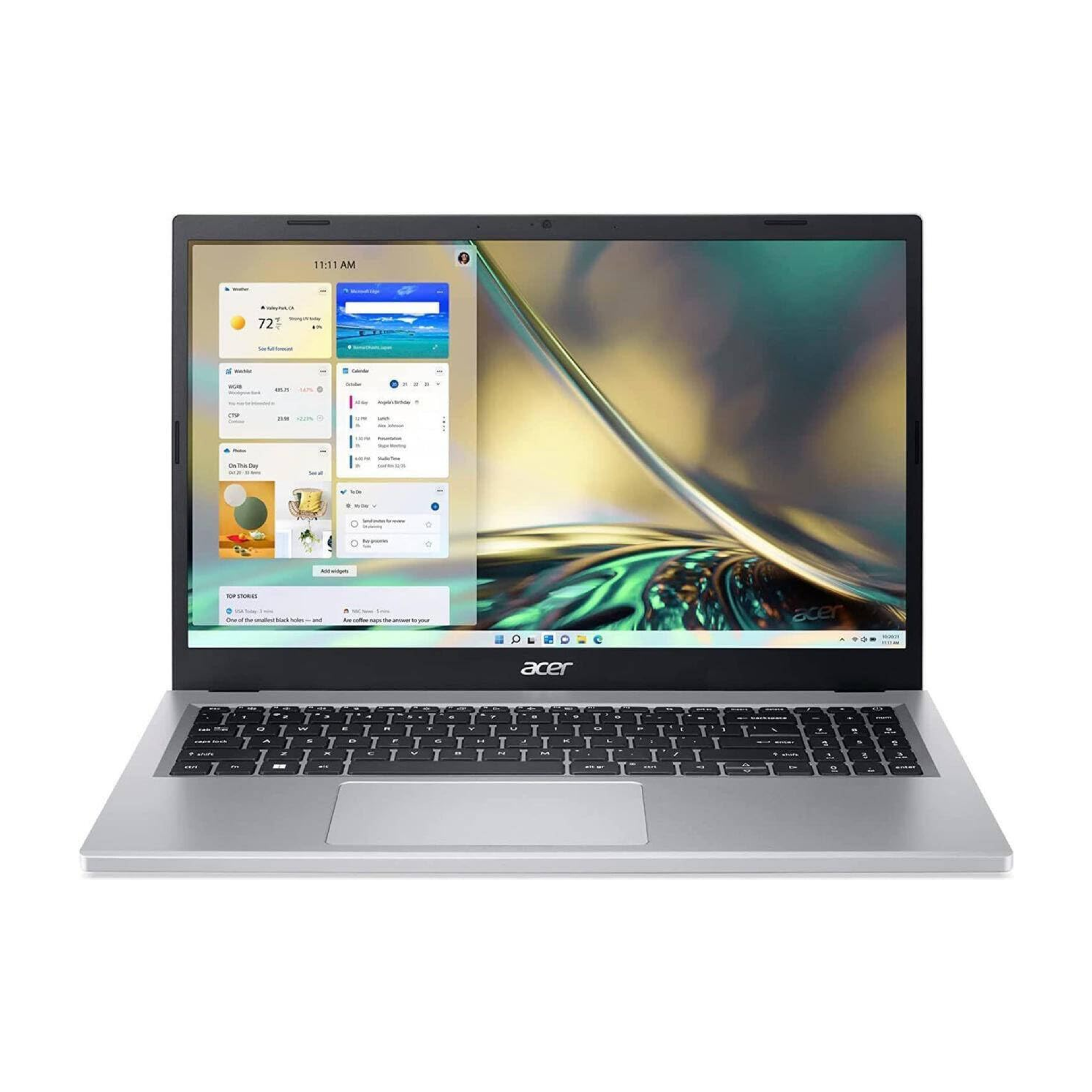 Acer Aspire 3 15.6" FHD IPS Laptop - 13th Gen Intel Core i5-1334U, 8GB DDR4 RAM, 512GB SSD, Windows 11 Home, LED-Backlit (Pure Silver, 1.7kg, A325-53)