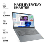 Lenovo IdeaPad Slim 3 15.3" WUXGA Laptop - Intel Core i5-13420H, 16GB RAM, 512GB SSD, Win 11, Backlit Keyboard (Luna Grey, 1.63kg, 83K1016RIN)