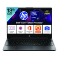HP 15 Durable Laptop 15.6" FHD Anti-Glare - 13th Gen Intel Core i5-1334U with Turbo Boost, 16GB DDR4 RAM, 512GB SSD, Fingerprint Reader, USB Type-C, Windows 11 Pro, MS Office 2021 Pro (Black, 1.6kg)