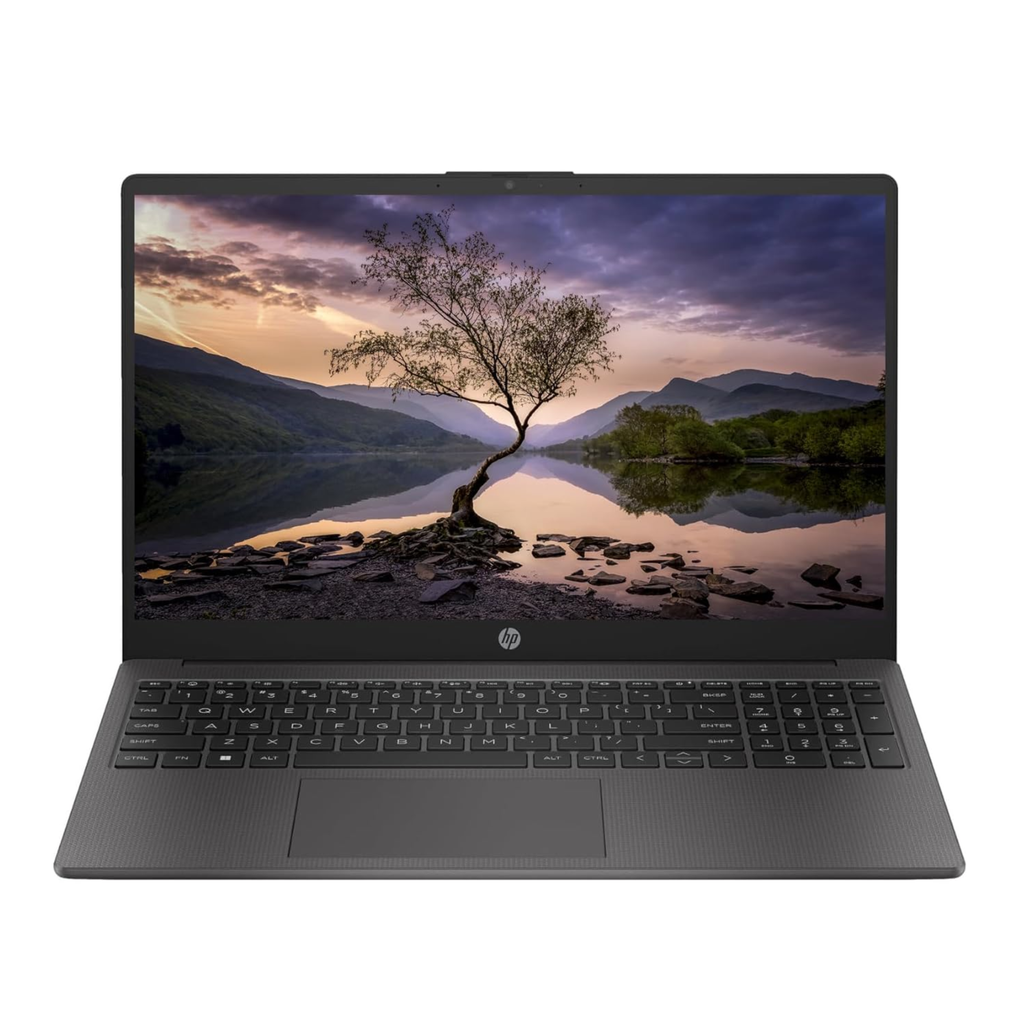 HP 15 (2025) 15.6" HD Thin & Light Business Laptop - AMD Athlon 7120U Dual Core, AMD Radeon Graphics, 8GB RAM, 256GB SSD, Windows 11 Pro, MS Office 2021 (Black, 1.50kg)