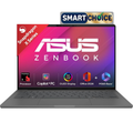 ASUS Zenbook A14 OLED 14.0" Copilot+ PC Laptop - Qualcomm Snapdragon X Processor, 16GB RAM, 512GB SSD, Windows 11 Home, MS Office 2024 & Microsoft 365 Basic, Metal Body (Iceland Gray, 0.9kg, UX3407QA-QD259WS)