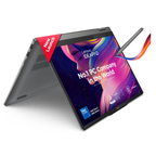 Lenovo IdeaPad 5 2-in-1 14" WUXGA Touchscreen Laptop (Intel Core 5 120U / 16GB RAM / 512GB SSD / Windows 11 Home / Backlit Keyboard / Luna Grey) - 83DT004SIN