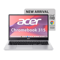 Acer Chromebook 315 15.6" FHD Laptop - Intel Celeron N4500, 8GB RAM, 128GB eMMC, Chrome OS, WiFi 6, Intel Graphics (Silver, 1.6kg, CB315-4H)