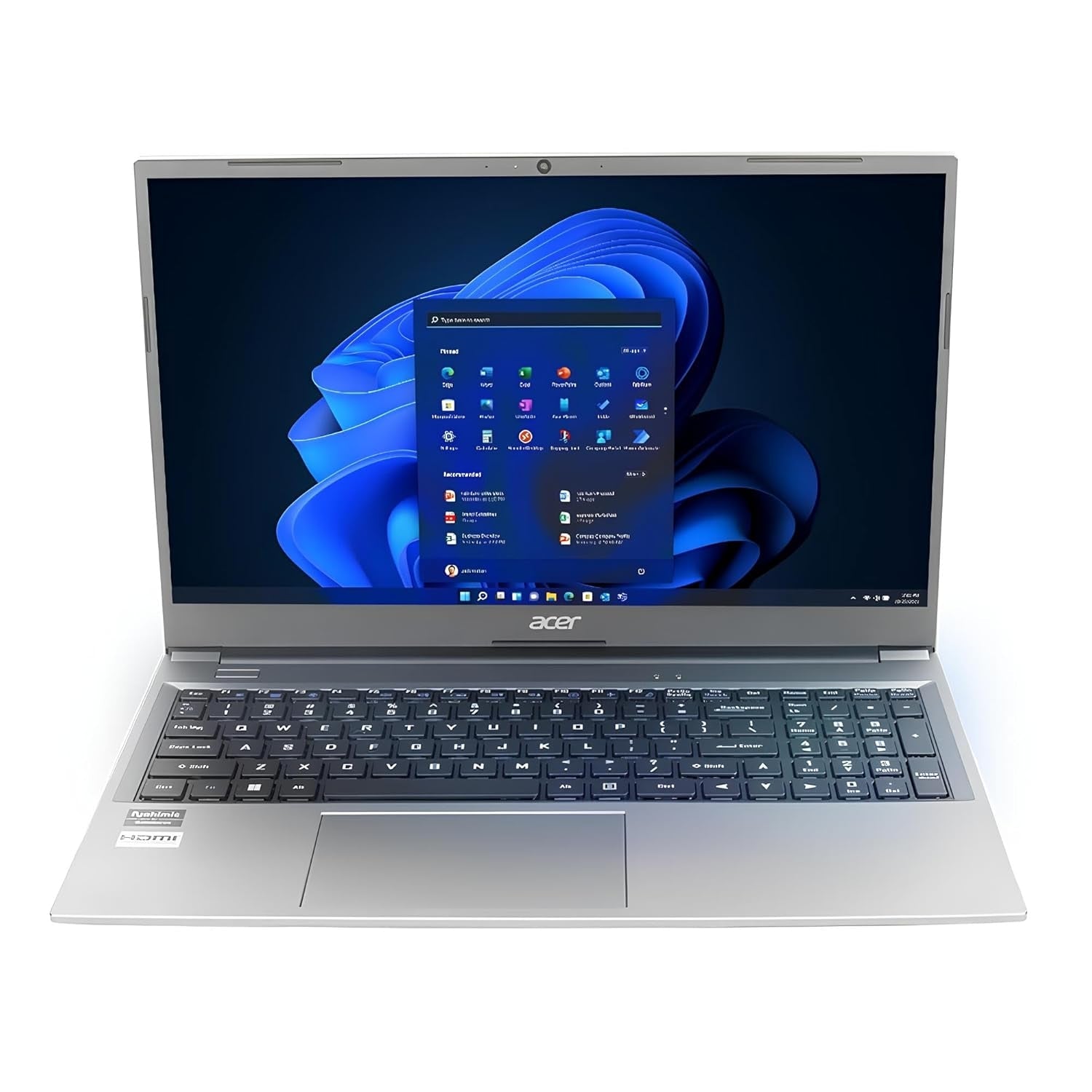 Acer Aspire Lite 15.6" FHD IPS Laptop - AMD Ryzen 3 5300U Quad Core, 8GB RAM, 512GB SSD, AMD Radeon Graphics, Win 11 Home, MS Office 2024 | Thin & Light Laptop (Steel Grey)