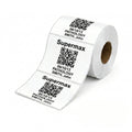 105x105mm Direct Thermal Barcode Label Roll | 1000 Labels Per Roll | 1 Up DT Sticker | Self Adhesive Shipping, POS & Logistics Labels