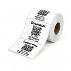 105x105mm Direct Thermal Barcode Label Roll | 1000 Labels Per Roll | 1 Up DT Sticker | Self Adhesive Shipping, POS & Logistics Labels